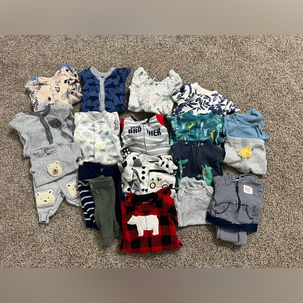 Lot of baby boy clothes